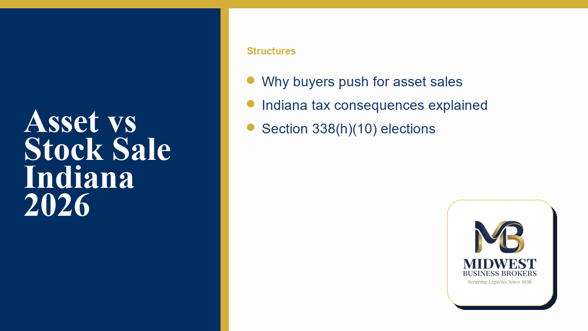 asset vs stock sale Indiana