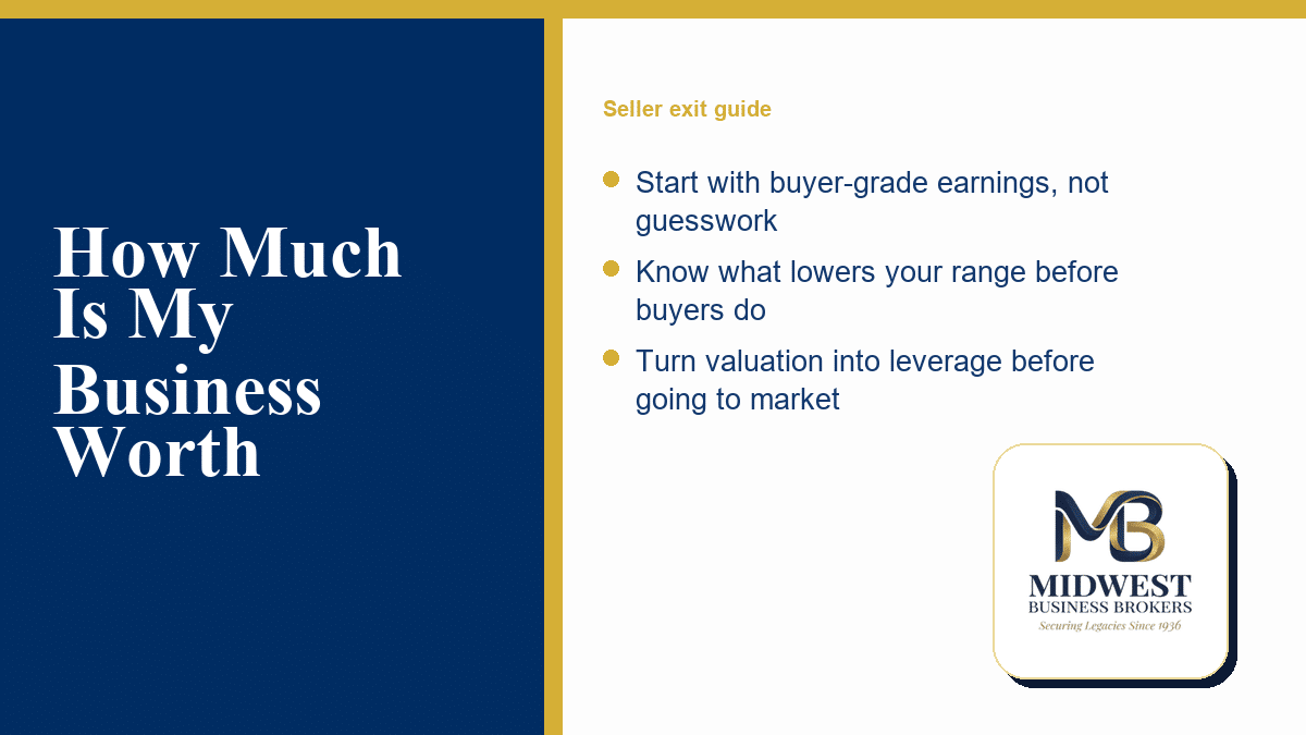 Midwest Business Brokers guide to preparing business records and value drivers before selling in Indiana.
