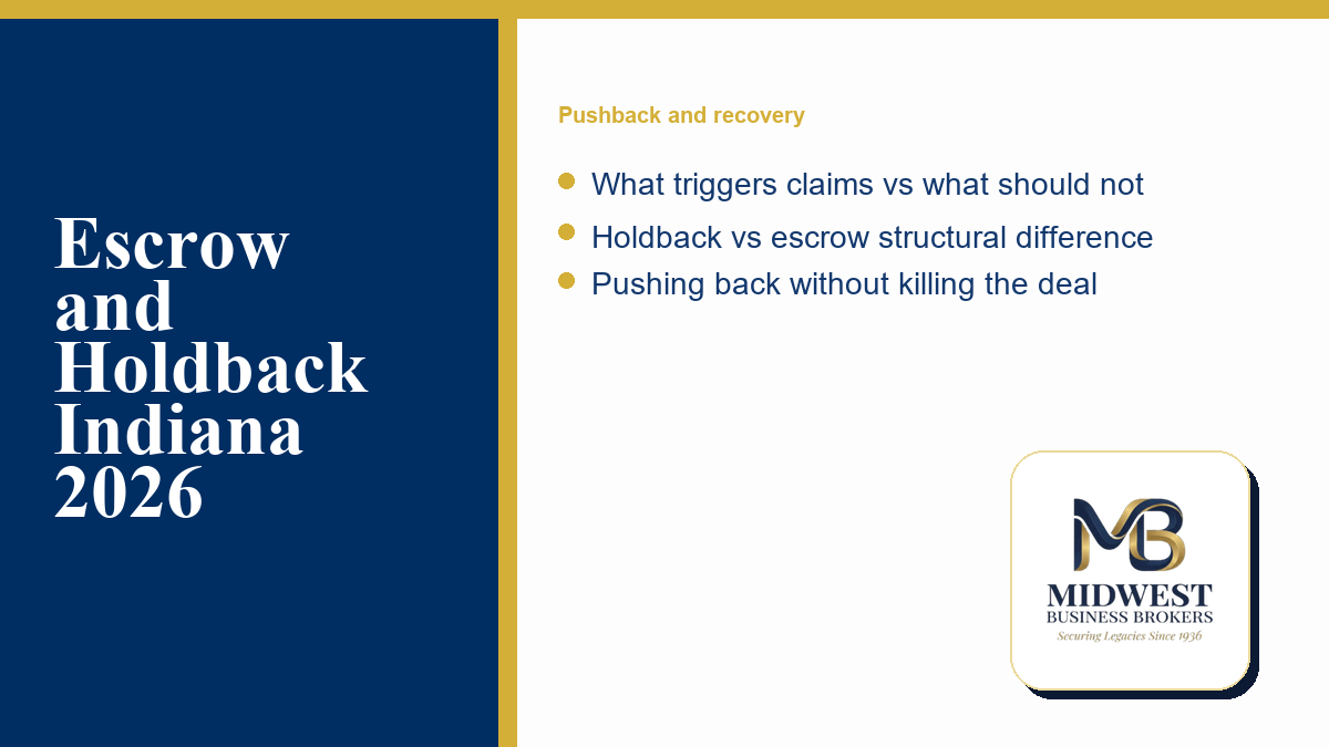 escrow holdback provisions
