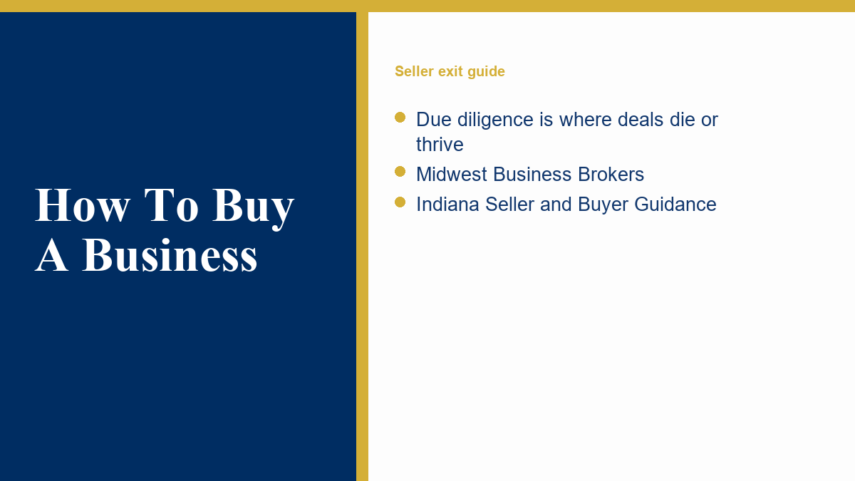 How To Buy A Business visual