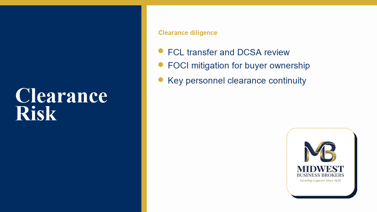 Fort Wayne defense clearance diligence